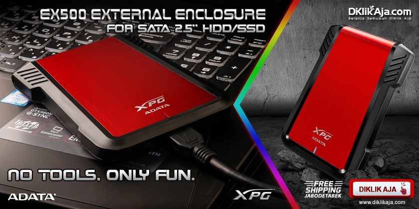 Review ADATA XPG EX500 Enclosure untuk HDD / SSD SATA 2,5”